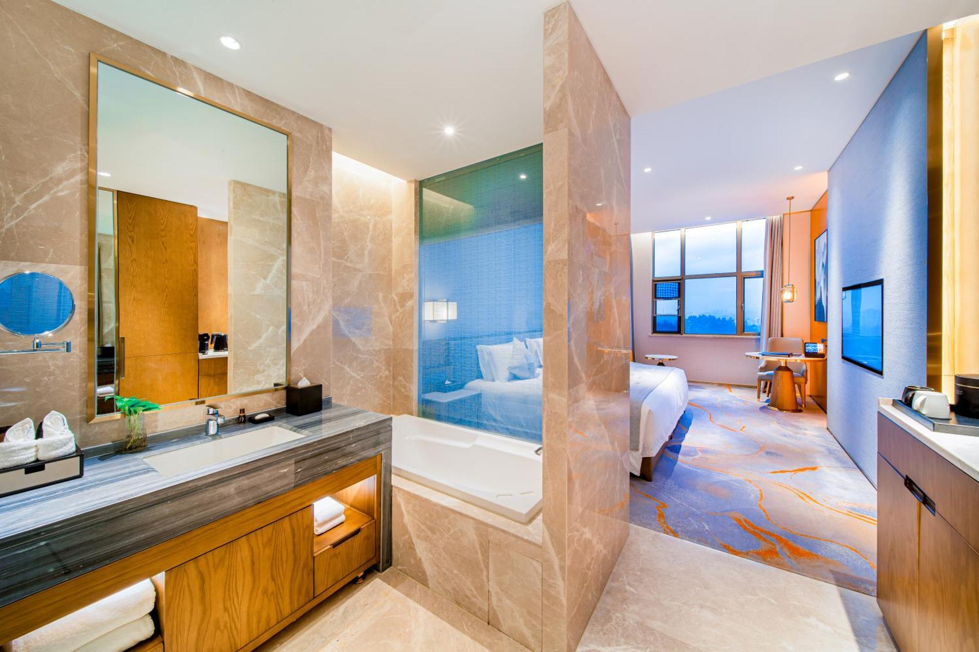 Wyndham Shiyan Downtown Hotel Buitenkant foto